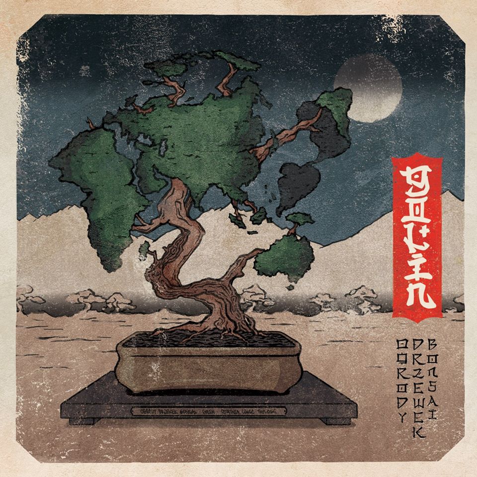 Okładka płyty rapera Golin pod tytułem "Ogrody Drzewek Bonsai"