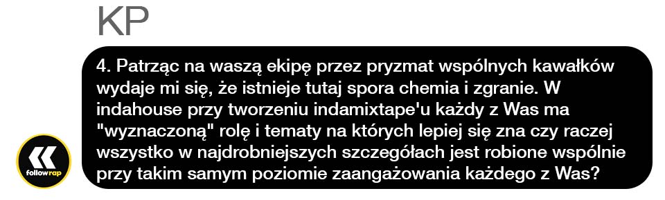 Kacper Bartecki Wywiad Szymi Szyms OsaKa Dziuny FollowRap Indahouse indamixtape