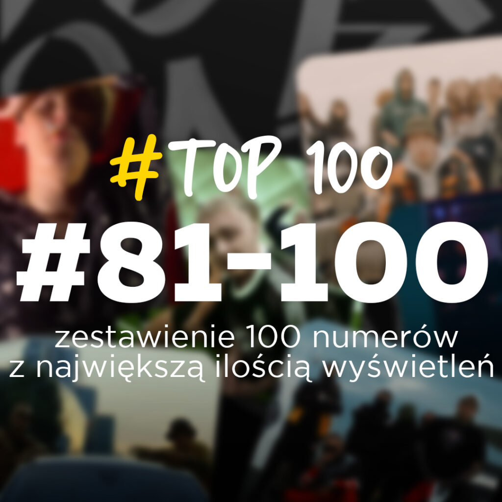 Top100 najpopularniejszych kawałków 2020 Followrap Miejsca 81-100