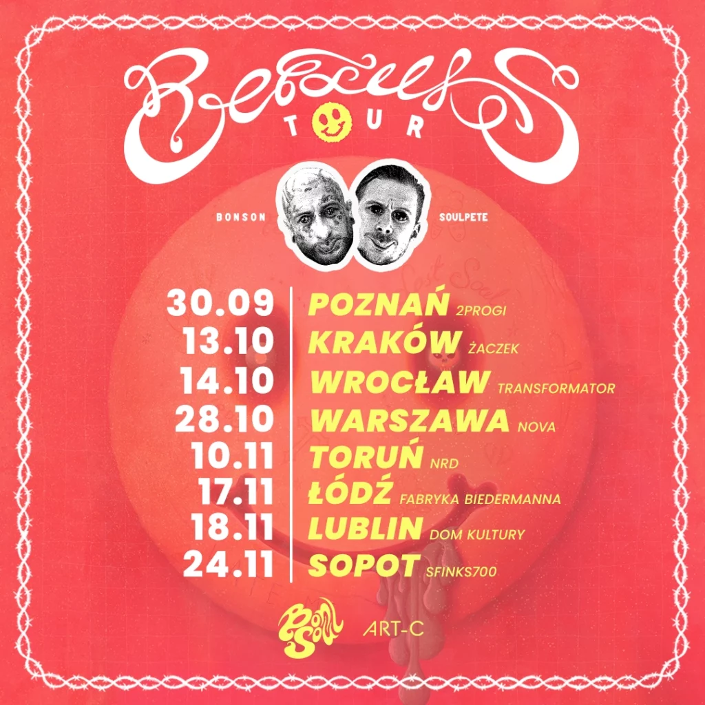 Bonson Soulpete Bonsoul Refluks Tour Wariacie